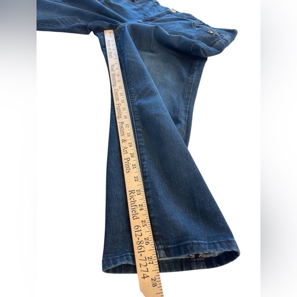 Democracy Ab Technology Jeans Plus Size 20W Stretch Denim Ankle Cropped Jeans - Picture 11 of 14